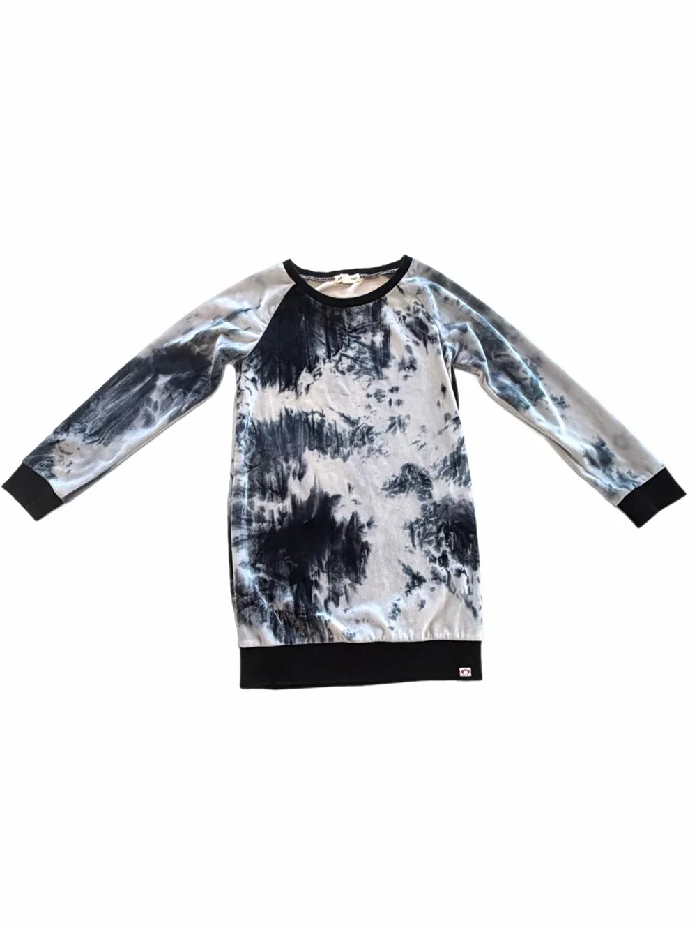 Appaman Kids Long Sleeve Star & Tie-Dye Sweatshirt Dresses